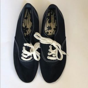 Blue Tie Sneakers - Size 7.5